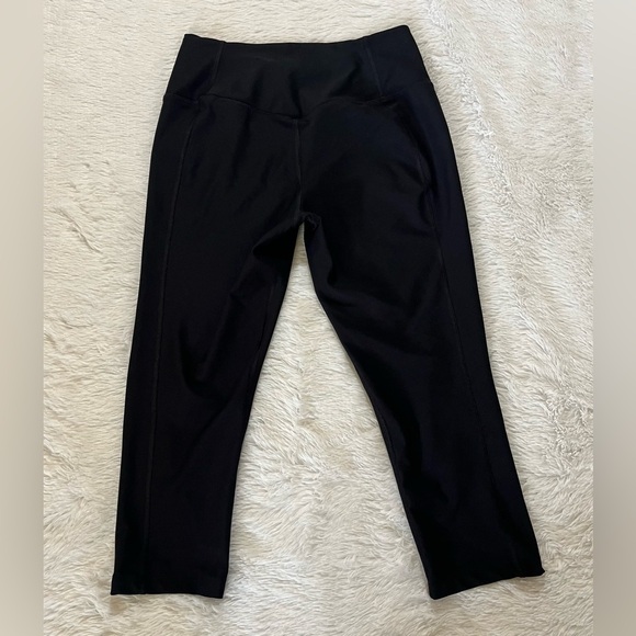 Nike Power Legend Black Crop Leggings Capris Tights Active Compression NWOT - Picture 8 of 13